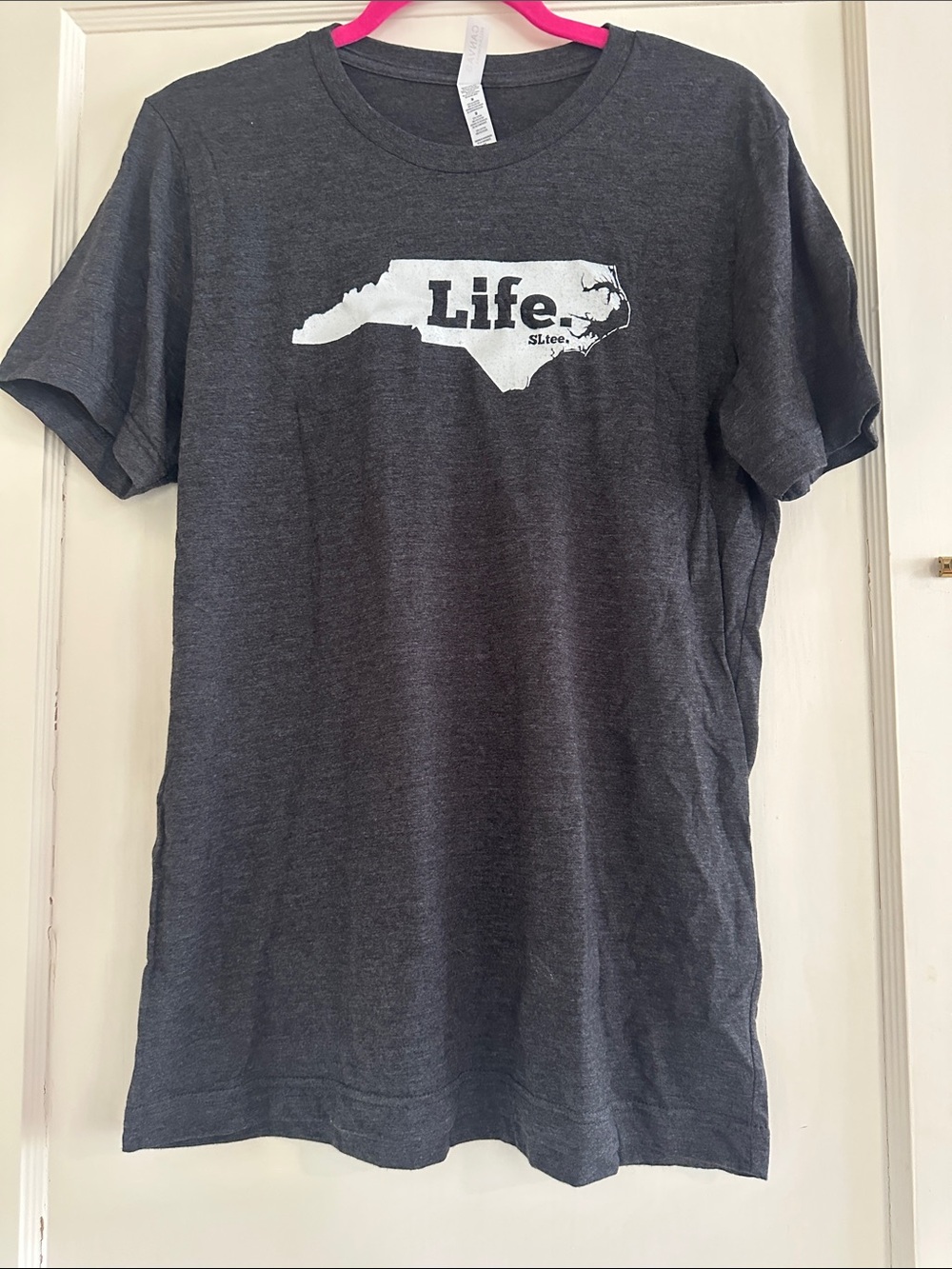 State Life North Carolina Graphic Short Sleeve Tee with White 'Life.' Graphic